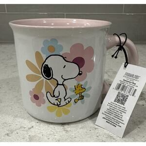 Snoopy RETRO FLOWERS 21oz Mug Peanuts Easter Mother’s Day Daisy Flower Spring
